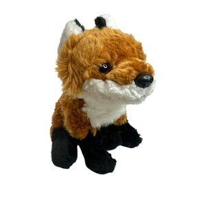 Ganz Signature Fox Plush Toy 8" Stuffed Animal Brown & White Realistic